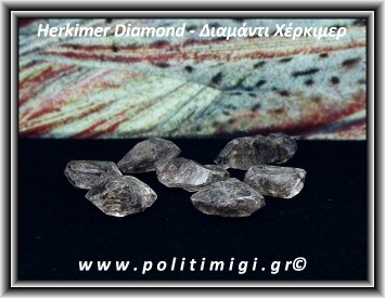 Διαμάντι Χέρκιμερ Διπλής Αιχμής 1,9-2,1gr 1,5-2,5cm