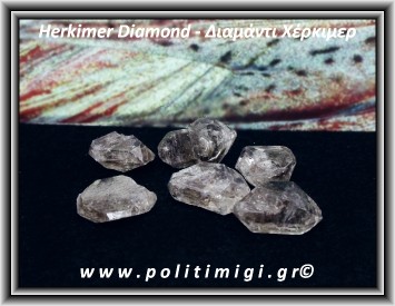 Διαμάντι Χέρκιμερ Διπλής Αιχμής 2,5-3gr 1,7-2,3cm