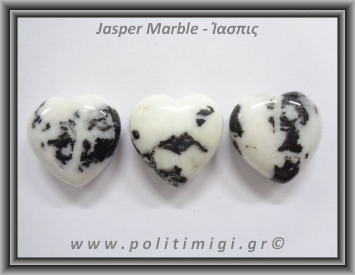 Ίασπις Marble Καρδιά 18,5-20,5gr 3cm