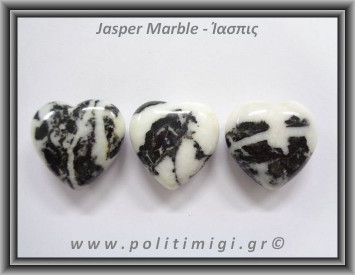 Ίασπις Marble Καρδιά 19-19,5gr 3cm