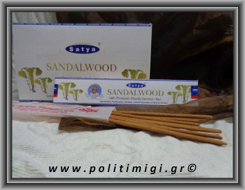 Αυθεντικά Ινδικά Αρωματικά Sticks Satya - Sandwood.