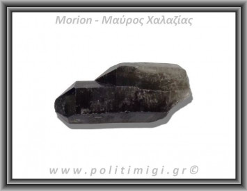 Μόριον Μαύρος Χαλαζίας Φυσική Αιχμή 80,2gr 8cm