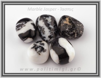 Ίασπις Marble Βότσαλο Medium 5-14gr 1,5-3cm