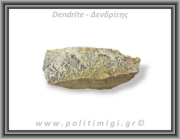 Δενδρίτης Πυρολουσίτης Ακατέργαστος 309gr-10x4cm