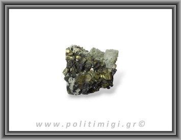Χαλαζίας Σιδηροπυρίτης Σφαλερίτης  Σύμπλεγμα 247gr 5,5x4,5cm