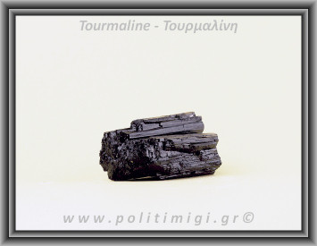 Τουρμαλίνη Μαύρη Ακατέργαστη Ράβδος Πρίσμα 288gr 9,5x4,5x3,5cm