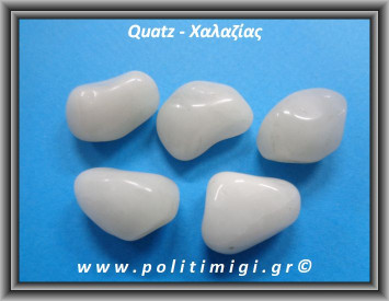 Χαλαζίας Χιονιού Βότσαλο Medium 5-14gr 1,5-3cm