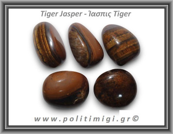 Ίασπις Tiger Βότσαλο Medium 5-14gr 1,5-3cm