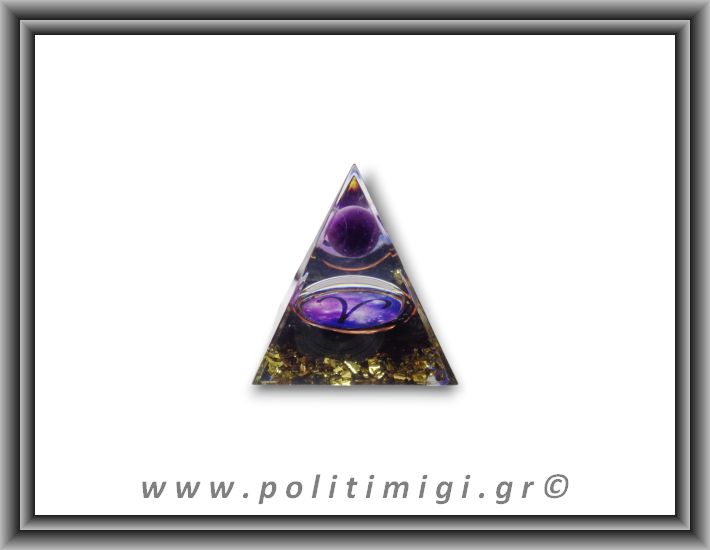 Οργονίτης Πυραμίδα Ζώδιο Κριός 63gr 5x6cm (md)