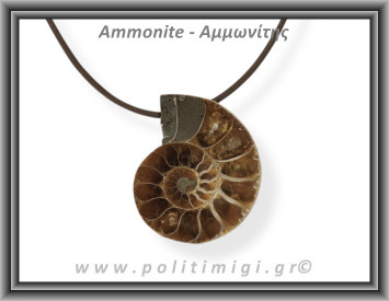 Αμμωνίτης Μενταγιόν 20 10,30gr 3,6cm