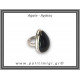 Αχάτης Μαύρος Δαχτυλίδι 11,8gr 3,1x2,2cm σε κράμα ορείχαλκου Νο59,5 Αχάτης Μαύρος Δαχτυλίδι 11,8gr 3,1x2,2cm σε κράμα ορείχαλκου Νο59,5