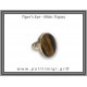 Μάτι Τίγρης Δαχτυλίδι 11,6gr 2,9x2,4cm σε κράμα ορείχαλκου Νο59 Μάτι Τίγρης Δαχτυλίδι 11,6gr 2,9x2,4cm σε κράμα ορείχαλκου Νο59