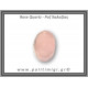 Ροζ Χαλαζίας Δαχτυλίδι 16gr 3,4x2,4cm σε κράμα ορείχαλκου Νο54 Ροζ Χαλαζίας Δαχτυλίδι 16gr 3,4x2,4cm σε κράμα ορείχαλκου Νο54