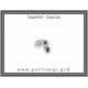 Ζαφείρι Δαχτυλίδι Ταγιέ 3,1gr 0,9cm One Size Ασήμι 925 Ζαφείρι Δαχτυλίδι Ταγιέ 3,1gr 0,9cm One Size Ασήμι 925