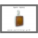 Αχάτης Καφέ Μενταγιόν 092 12,3gr 3,3x2,2cm σε κράμα ορείχαλκου Αχάτης Καφέ Μενταγιόν 092 12,3gr 3,3x2,2cm σε κράμα ορείχαλκου