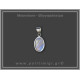 Φεγγαρόπετρα Μενταγιόν 4,1gr 2,5x1,4cm Ασήμι 925 Φεγγαρόπετρα Μενταγιόν 4,1gr 2,5x1,4cm Ασήμι 925
