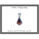 Κεχριμπάρι cognac Μενταγιόν Fancy 1,4gr 2,2cm Ασήμι 925 Κεχριμπάρι cognac Μενταγιόν Fancy 1,4gr 2,2cm Ασήμι 925