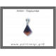 Κεχριμπάρι cognac Μενταγιόν Fancy 1,4gr 2,2cm Ασήμι 925 Κεχριμπάρι cognac Μενταγιόν Fancy 1,4gr 2,2cm Ασήμι 925