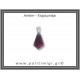 Κεχριμπάρι cognac Μενταγιόν Fancy 1,4gr 2,2cm Ασήμι 925 Κεχριμπάρι cognac Μενταγιόν Fancy 1,4gr 2,2cm Ασήμι 925