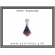 Κεχριμπάρι cognac Μενταγιόν Fancy 1,4gr 2,2cm Ασήμι 925 Κεχριμπάρι cognac Μενταγιόν Fancy 1,4gr 2,2cm Ασήμι 925
