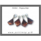 Κεχριμπάρι cognac Μενταγιόν Fancy 1,6gr 2,2cm Ασήμι 925 Κεχριμπάρι cognac Μενταγιόν Fancy 1,6gr 2,2cm Ασήμι 925