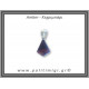 Κεχριμπάρι cognac Μενταγιόν Fancy 1,6gr 2,2cm Ασήμι 925 Κεχριμπάρι cognac Μενταγιόν Fancy 1,6gr 2,2cm Ασήμι 925