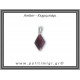 Κεχριμπάρι cognac Μενταγιόν Ρόμβος 1,2gr 2,3cm Ασήμι 925 Κεχριμπάρι cognac Μενταγιόν Ρόμβος 1,2gr 2,3cm Ασήμι 925