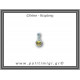 Κιτρίνης Μενταγιόν Ταγιέ 1,2gr 1x0,7cm Ασήμι 925