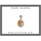 Χρυσόλιθος Μενταγιόν 4,5gr 2,4x1,6cm Ασήμι 925