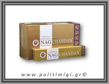 Αυθεντικά Ινδικά Αρωματικά Sticks Golden Nag Chandan Masala Agarbathi 