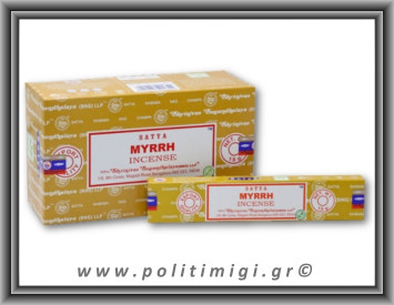 Αυθεντικά Ινδικά Αρωματικά Sticks Satya - Myrrh