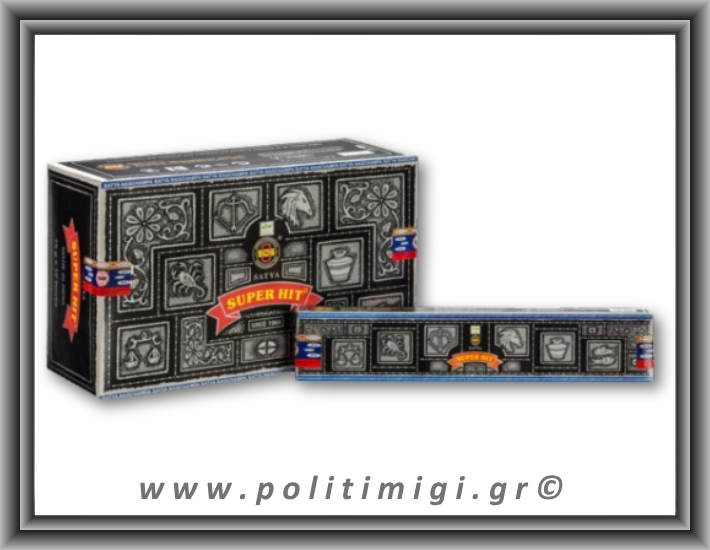ΑΑ-Αυθεντικά Ινδικά Αρωματικά Sticks Nag Champa Satya Super Hit - Μαύρο ΑΑ-Αυθεντικά Ινδικά Αρωματικά Sticks Nag Champa Satya Super Hit - Μαύρο