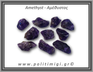 Αμέθυστος Ακατέργαστος 06-10gr 2-3cm