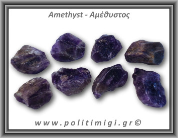 Αμέθυστος Ακατέργαστος 21-25gr 2,5-4,5cm