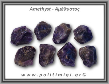 Αμέθυστος Ακατέργαστος 26-30gr 2,5-4,5cm