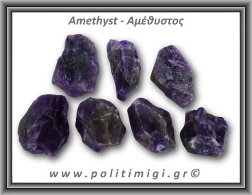 Αμέθυστος Ακατέργαστος 31-35gr 3-4cm