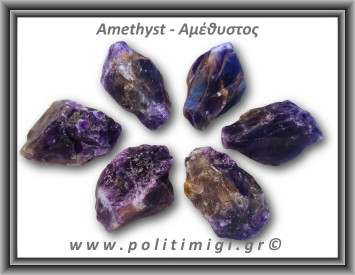 Αμέθυστος Ακατέργαστος 46-50gr 4,5cm