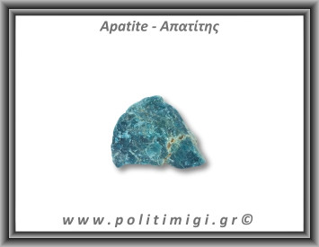 Απατίτης Μπλε Ακατέργαστος 118,61gr 6x4cm