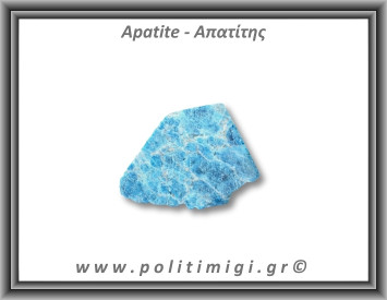 Απατίτης Μπλε Ακατέργαστος 134,81gr 7x5cm