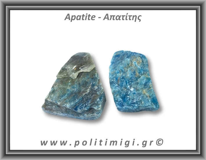Απατίτης Μπλε Ακατέργαστος 141-145gr 6cm