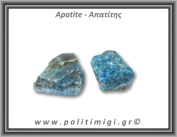 Απατίτης Μπλε Ακατέργαστος 141-145gr 6cm