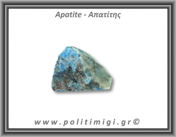 Απατίτης Μπλε Ακατέργαστος 154,84gr 6x4,5cm