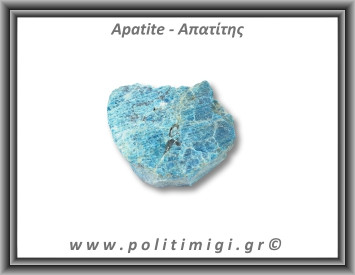 Απατίτης Μπλε Ακατέργαστος 217,4gr 7x5,5cm
