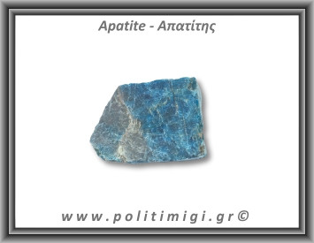 Απατίτης Μπλε Ακατέργαστος 237,7gr 8x5,5cm