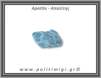 Απατίτης Μπλε Ακατέργαστος 68gr 6,5x3,5cm