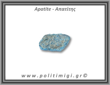 Απατίτης Μπλε Ακατέργαστος 68gr 6,5x3,5cm