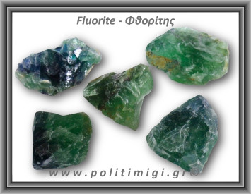 Φθορίτης Πράσινος Ακατέργαστος 56-60gr 3-5cm