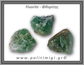 Φθορίτης Πράσινος Ακατέργαστος 71-75gr 4-4,5cm