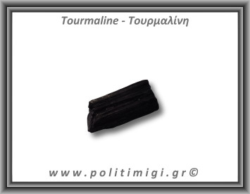 Τουρμαλίνη Μαύρη Σορλίτης Ακατέργαστη Ράβδος Πρίσμα 112gr 6,5x2cm