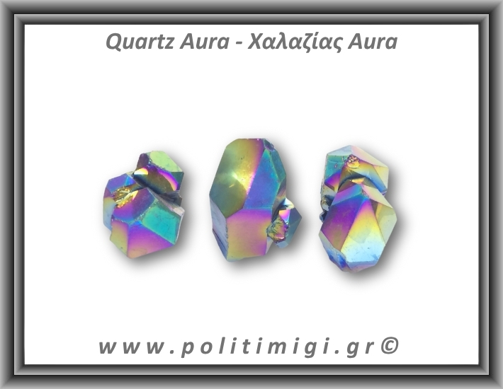 Χαλαζίας Aura Τιτανίου Σύμπλεγμα 26-30gr 3,5-5,5cm